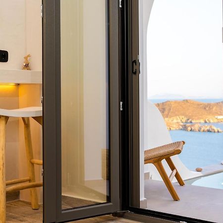 Ios Seaside House With Sunset View And Small Pool Exterior photo