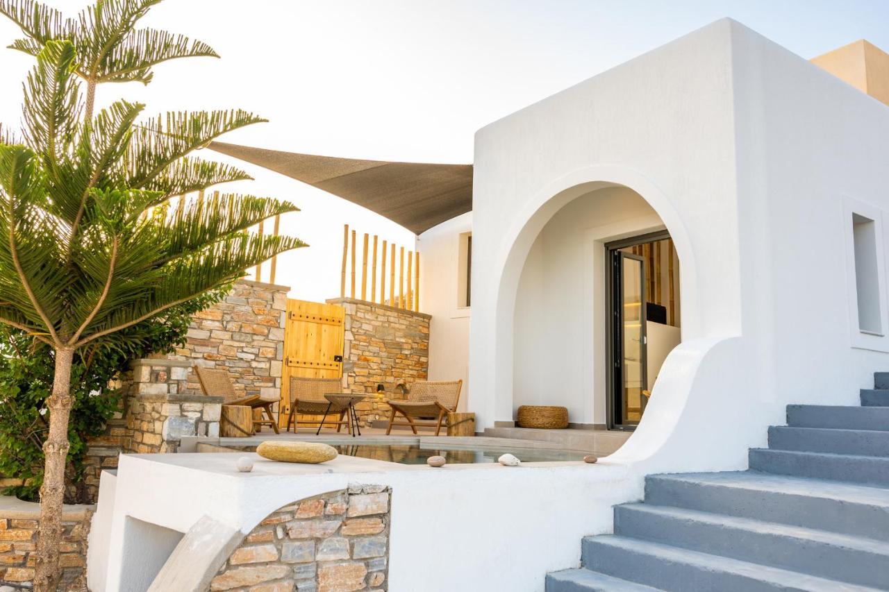 Ios Seaside House With Sunset View And Small Pool Exterior photo