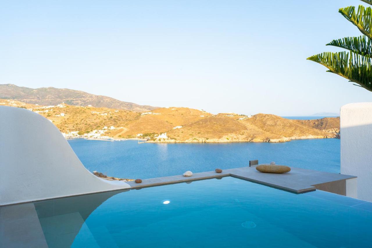 Ios Seaside House With Sunset View And Small Pool Exterior photo