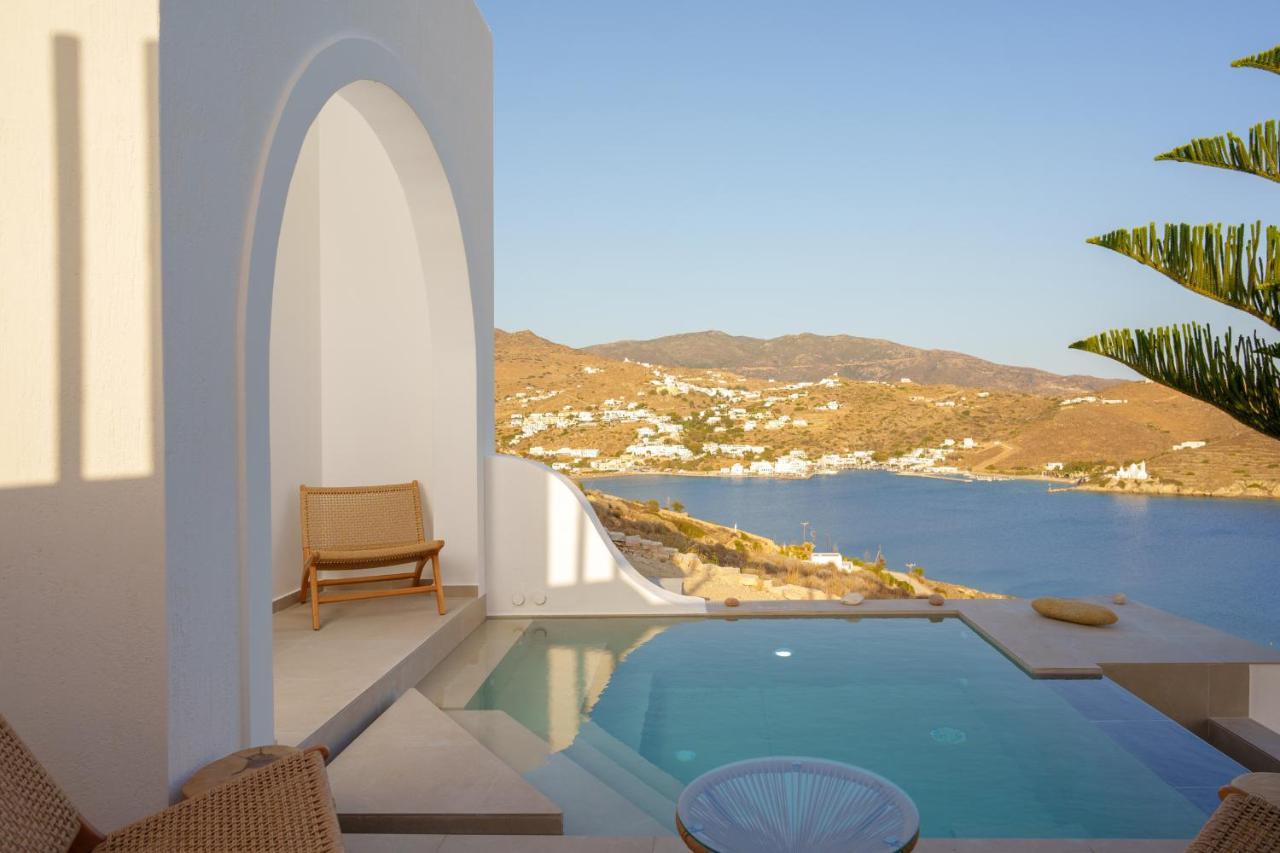 Ios Seaside House With Sunset View And Small Pool Exterior photo