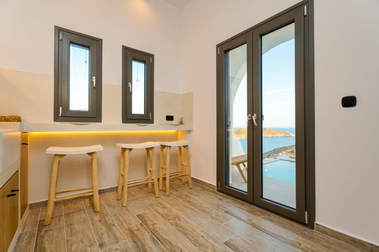 Ios Seaside House With Sunset View And Small Pool Exterior photo